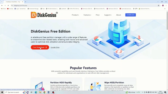 Download and Install Disk Genius Software