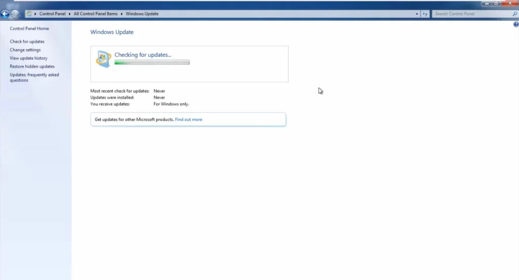 How to Fix Windows 7 Update Error 80072efe problem fixed